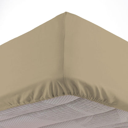 Fitted single jersey sheet solid color 6861