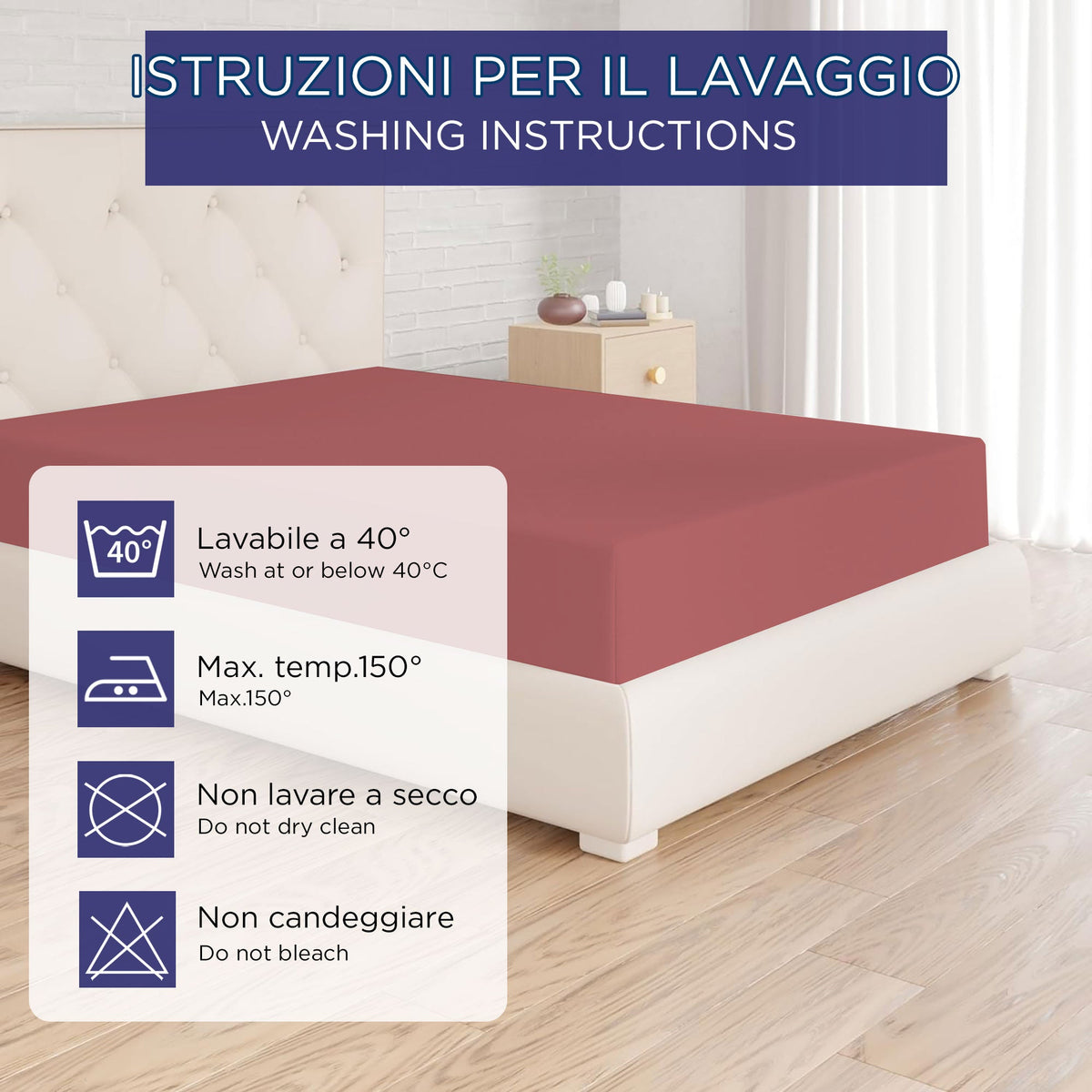 Fitted single jersey sheet solid color 6861