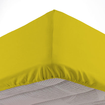 Fitted single jersey sheet solid color 6861