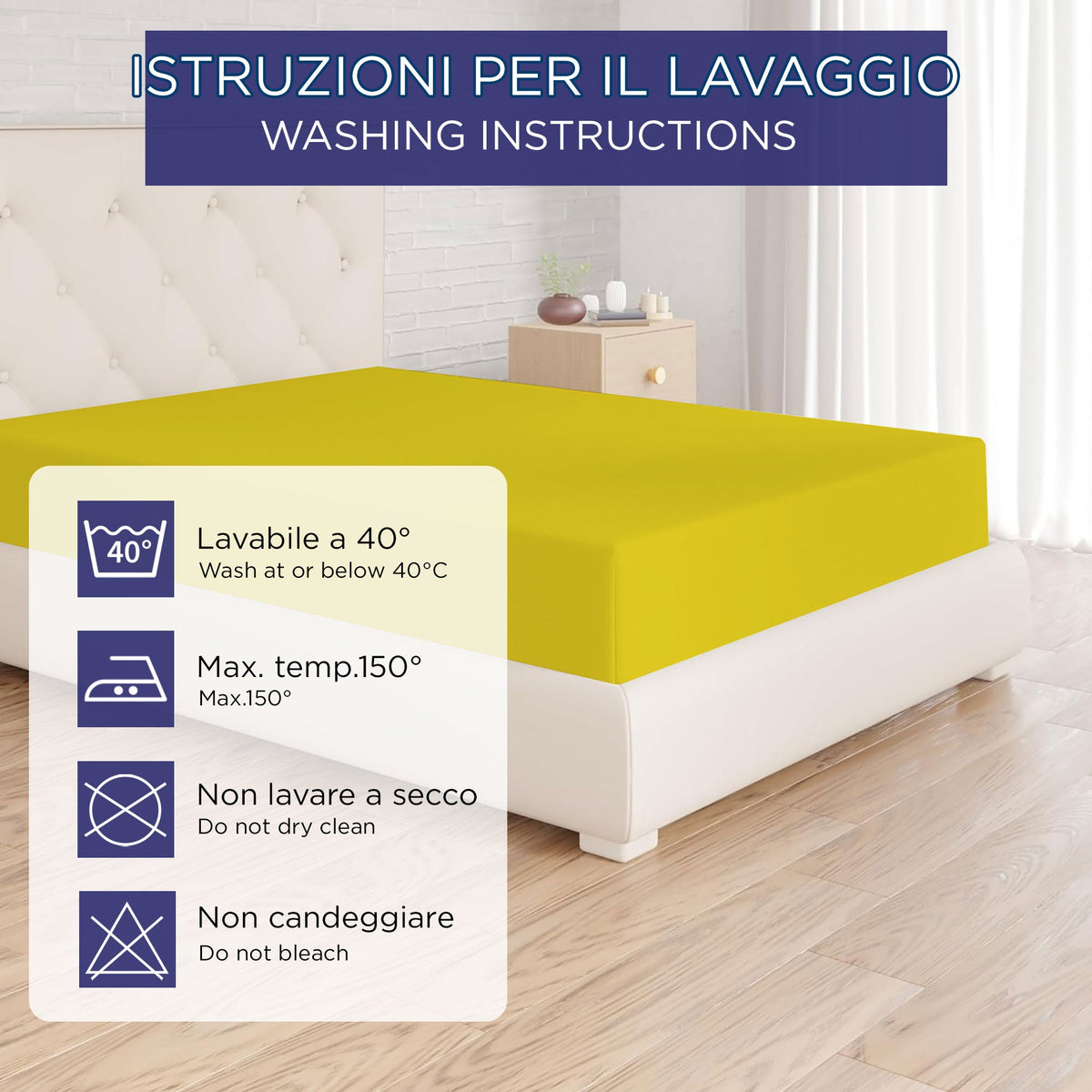 Fitted single jersey sheet solid color 6861