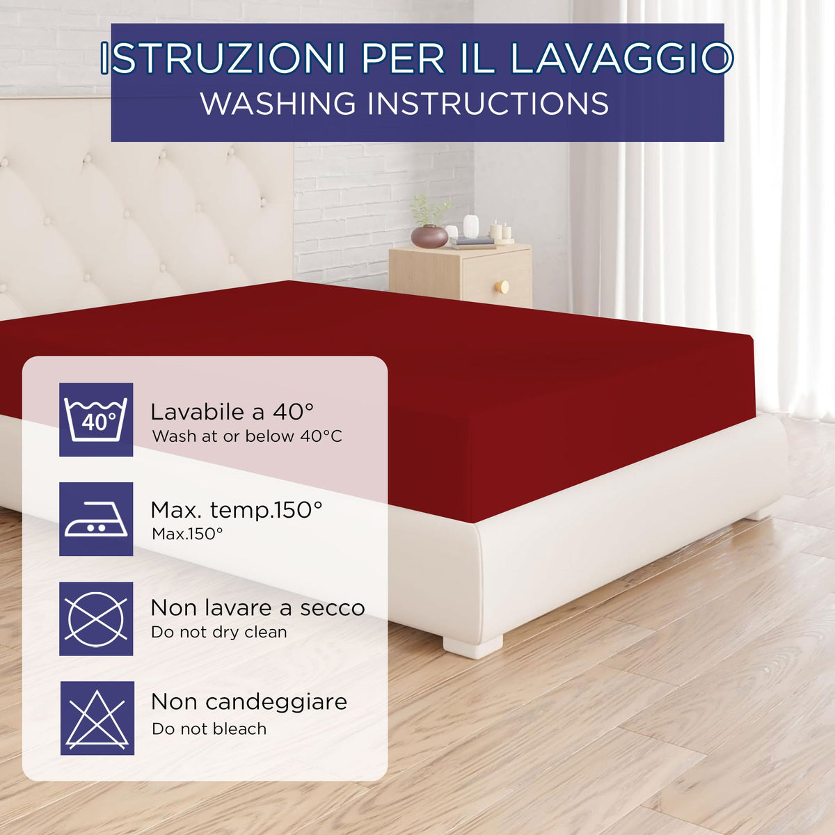 Fitted single jersey sheet solid color 6861