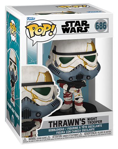 Funko Pop! Star Wars Ahsoka (686) Thrawn'S Night Trooper Bobble-Kopf Figur 9 cm Film