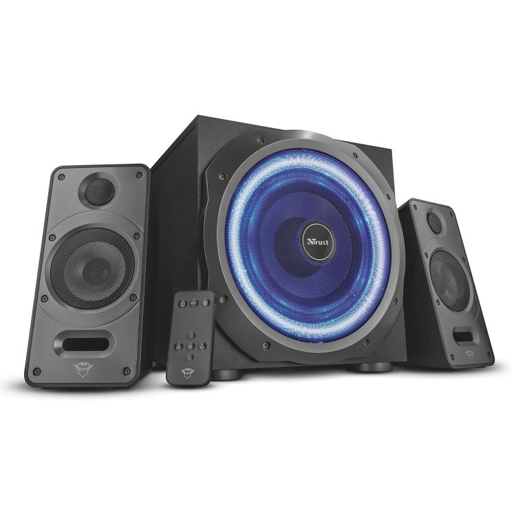 Trust Torro GXT 688 Lautsprecherset 2.1 Gaming Subwoofer Beleuchtet Fernbedienung