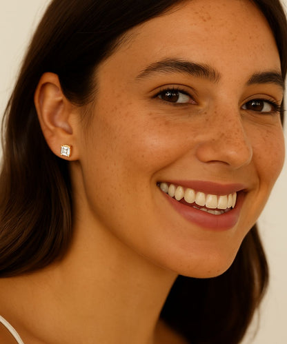 Gemma-Ohrring