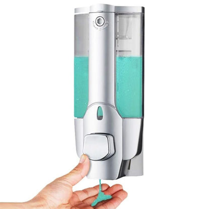 Wand-Flüssigseifenspender Bad ABS 380 ml Silber