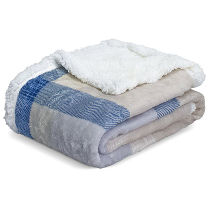 Tartan Lambswool Fleece Blanket various sizes 6917