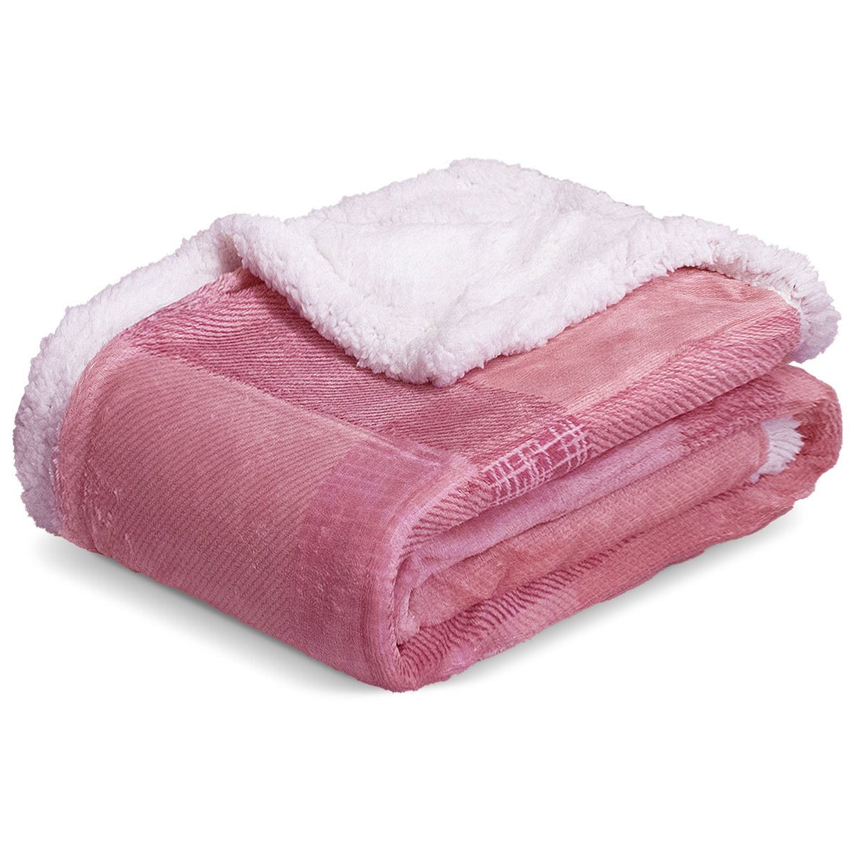 Tartan Lambswool Fleece Blanket various sizes 6917