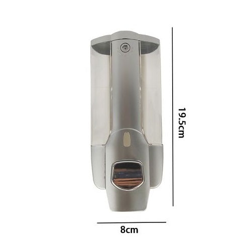 Wand-Flüssigseifenspender Bad ABS 380 ml Silber