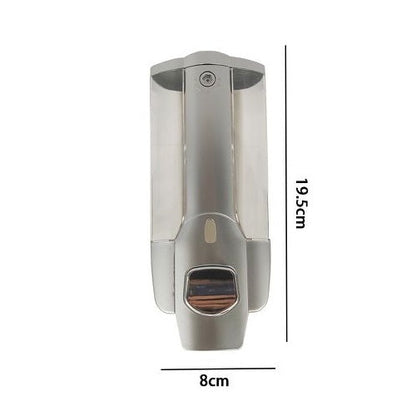 Wand-Flüssigseifenspender Bad ABS 380 ml Silber