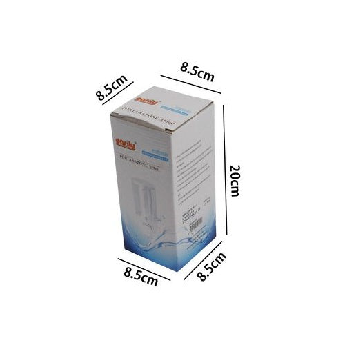 Wand-Flüssigseifenspender Bad ABS 380 ml Silber