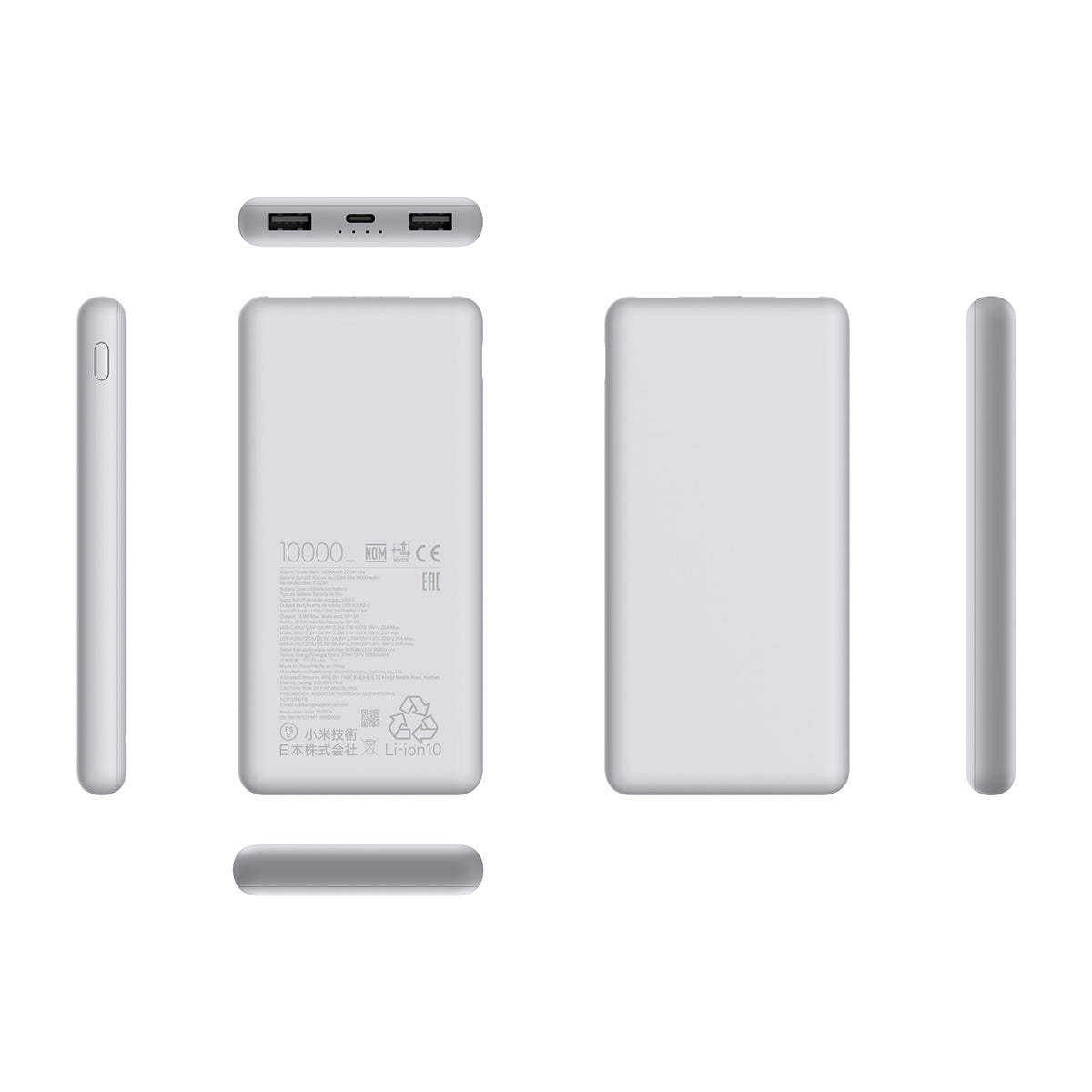 Xiaomi Powerbank 22.5w 10000mah Schnellladung Weiß Bhr9350gl Tragbar