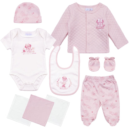 Completino Disney Minnie Mouse coordinato neonato bambina cardigan body 6963
