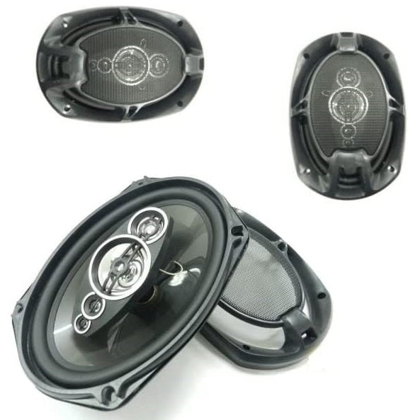 2 Lautsprecher für Autoradio Auto Stereo Tieftöner 3-Wege 800W 6x9 Tuning