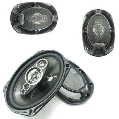 2 Lautsprecher für Autoradio Auto Stereo Tieftöner 3-Wege 800W 6x9 Tuning