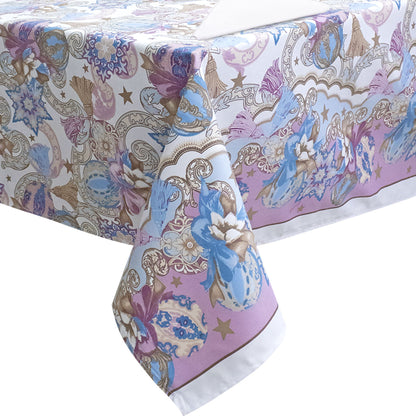 Christmas Tablecloth Table Service + Napkins Christmas Various Sizes 6979
