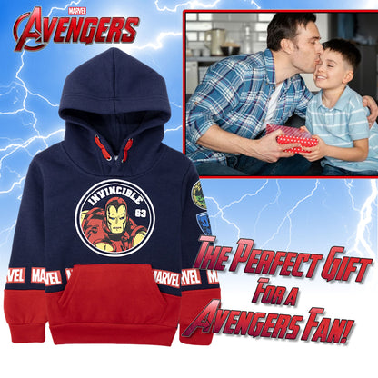 Felpa Marvel Avengers per bambino con cappuccio a maniche lunghe bimbo 6999
