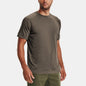 Men's crew neck T-shirt with short sleeves, lightweight breathable fabric