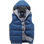 Men's sleeveless cotton jacket