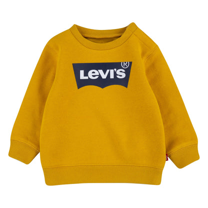 Levi's Kids Felpa girocollo da bambino Batwing 9E8778 Y0L giallo oro