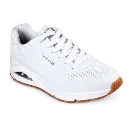 Skechers Slip-ins Uno Glide-Step Glide On Air 183420/WHT Uomo Bianco - Sneakers