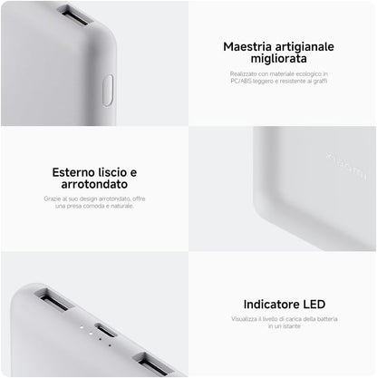 Xiaomi Powerbank 22.5w 10000mah Schnellladung Weiß Bhr9350gl Tragbar