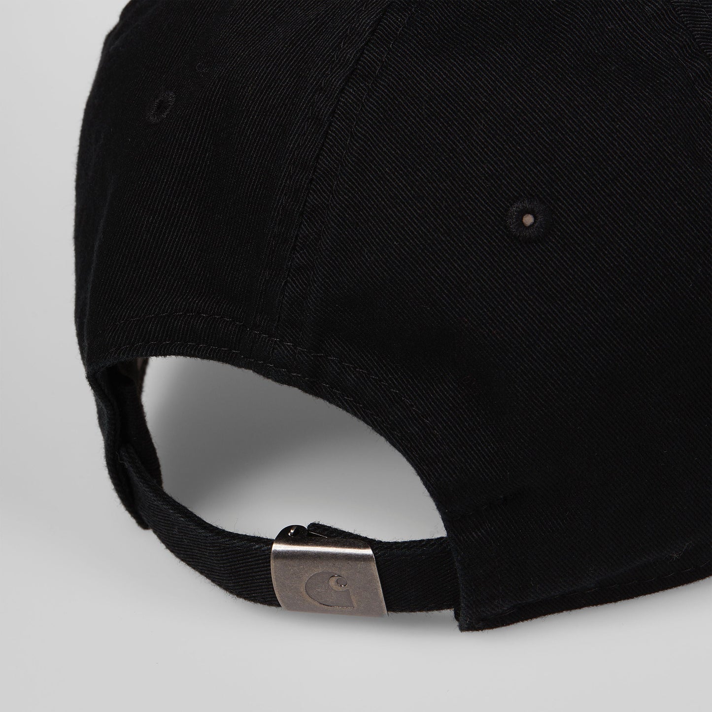 Carhartt Cappellino Medison Logo I023750 0D2 black-white