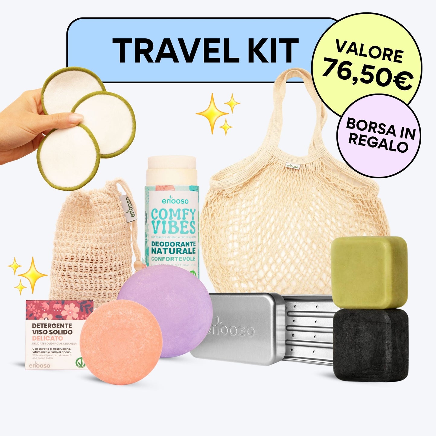 Travel Kit + Borsa in regalo