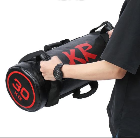Sacca Con Sabbia Per Body Building Fitness Boxe 15 Kg Ecopelle Allenamento Pesi