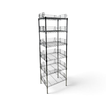 Scaffale Metallika H 182cm  – 6 Ripiani 60×45 cm
