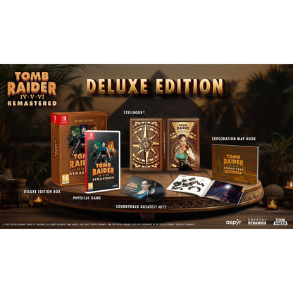 Tomb Raider IV-VI Remastered Lara Croft Deluxe Ed. Nintendo Switch ITA