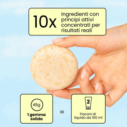 Detergente viso esfoliante
