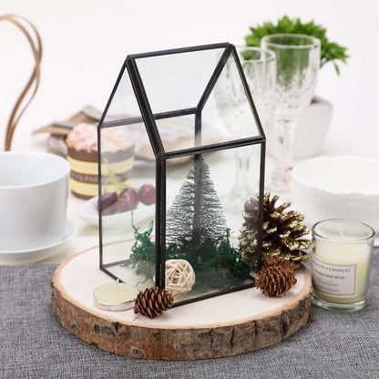Holzsockel Stamm Tischdekoration Tafelaufsatz Etagere Shabby-Weihnachten 26cm