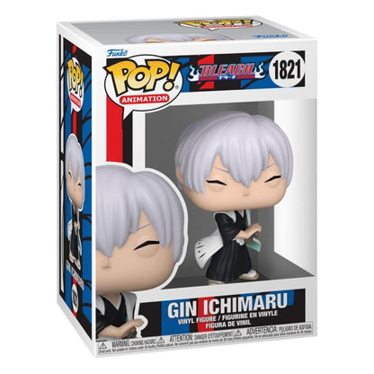 Funko Pop ! Animation - Bleach (1821) Gin Ichimaru Vinyl Figure 9Cm Statuetta