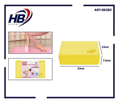 Yoga Block Schaumstoffblöcke für Fitnessübungen Pilates Yoga Block | Gelb