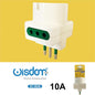 TRIPLE PLUG ADAPTER S11 P30 10A | 2 2-PIN SOCKETS 10/16A + 1 SCHUKO SOCKET 10/16A |