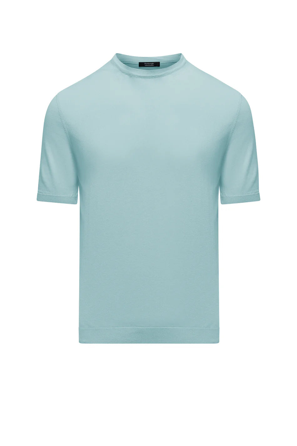 Bomboogie maglia in cotone girocollo MM7015TKTP2 23 celeste