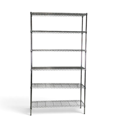 Scaffale Metallika H 252cm  – 6 Ripiani 122×45 cm