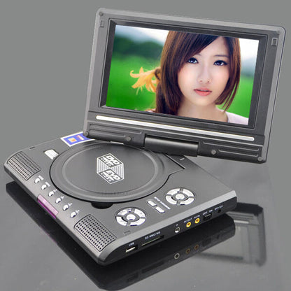Tragbarer DVD-Player 9,8 Zoll LCD DVX Video CD MP4 TV Fotos Joystick Spiele