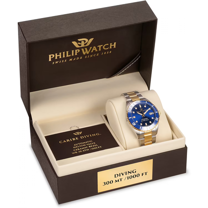 Philip Watch Caribe Diving R82 blau Bicolor