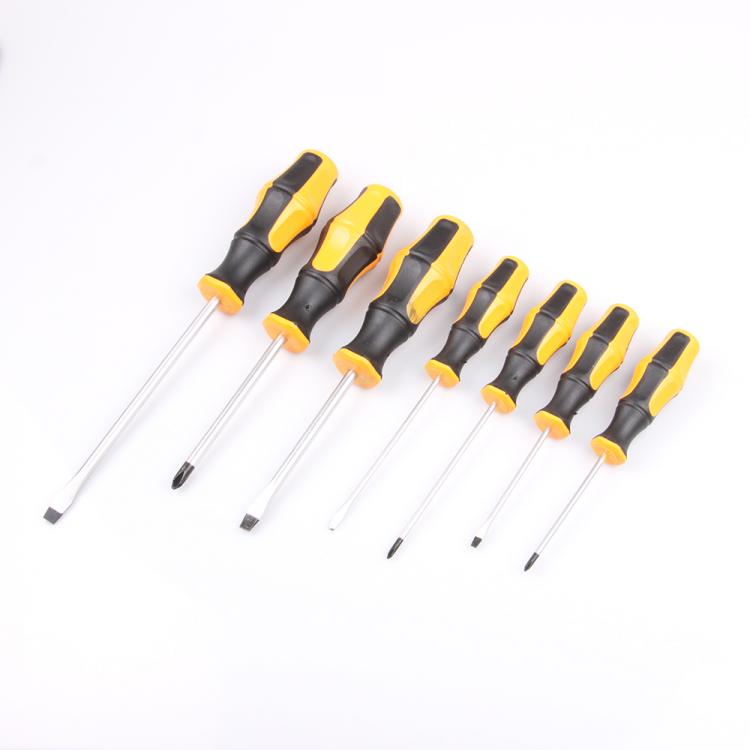 Kit Set 7 Cacciaviti A Taglio Croce Phillips Serie Giraviti Con Punta Magnetica