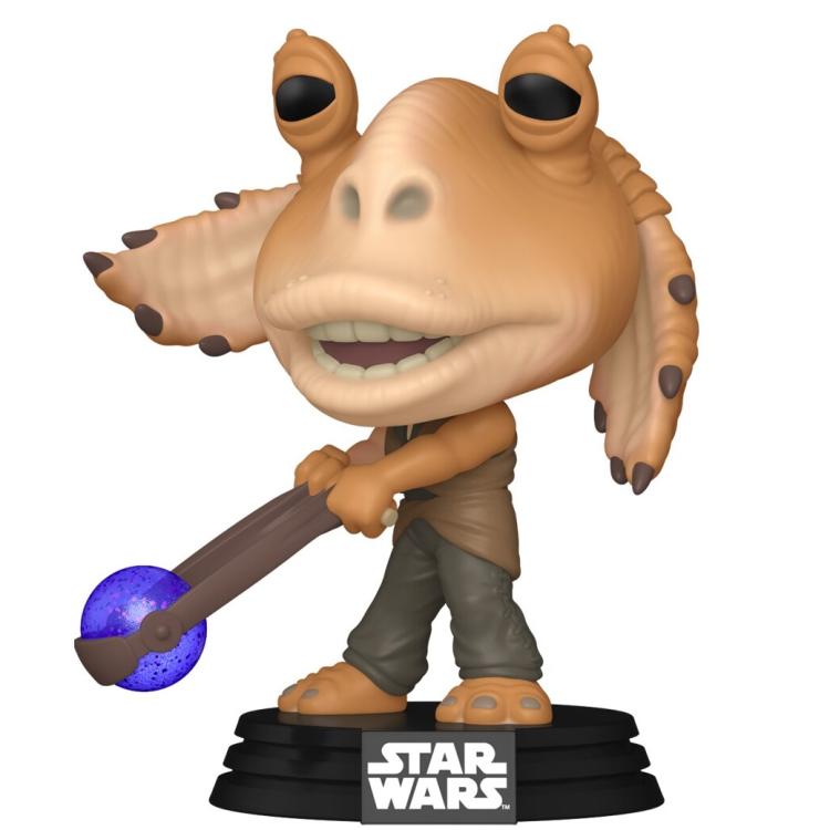 Funko Pop! Star Wars Ep1 20Th - (700) Jar Jar Binks mit Booma Balls Figur 9cm