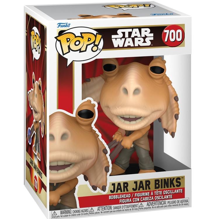 Funko Pop! Star Wars Ep1 20Th - (700) Jar Jar Binks mit Booma Balls Figur 9cm