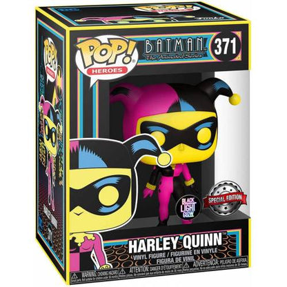 Funko Pop! DC Comics Black Light: Harley Quinn (371) Glow Vinyl Figur Batman
