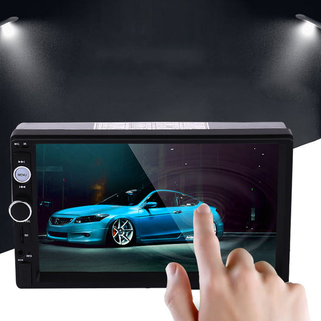Autoradio 2 Din 7" Player Mp5 TOUCHSCREEN STEREO BLUETOOTH USB SD AUX - KEIN GPS