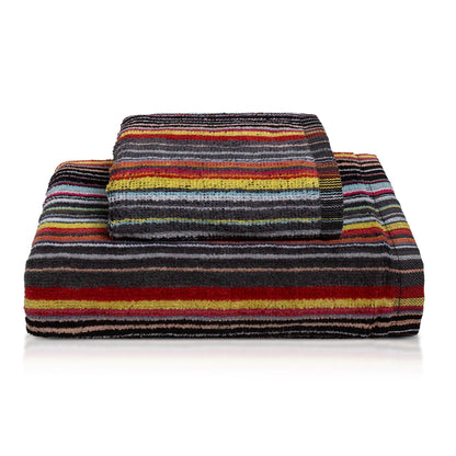 Chenille and Velvet Terry Towel Set 1+1 (Face and Guest) 7033