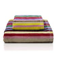 Chenille and Velvet Terry Towel Set 1+1 (Face and Guest) 7033