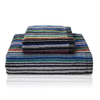 Chenille and Velvet Terry Towel Set 1+1 (Face and Guest) 7033