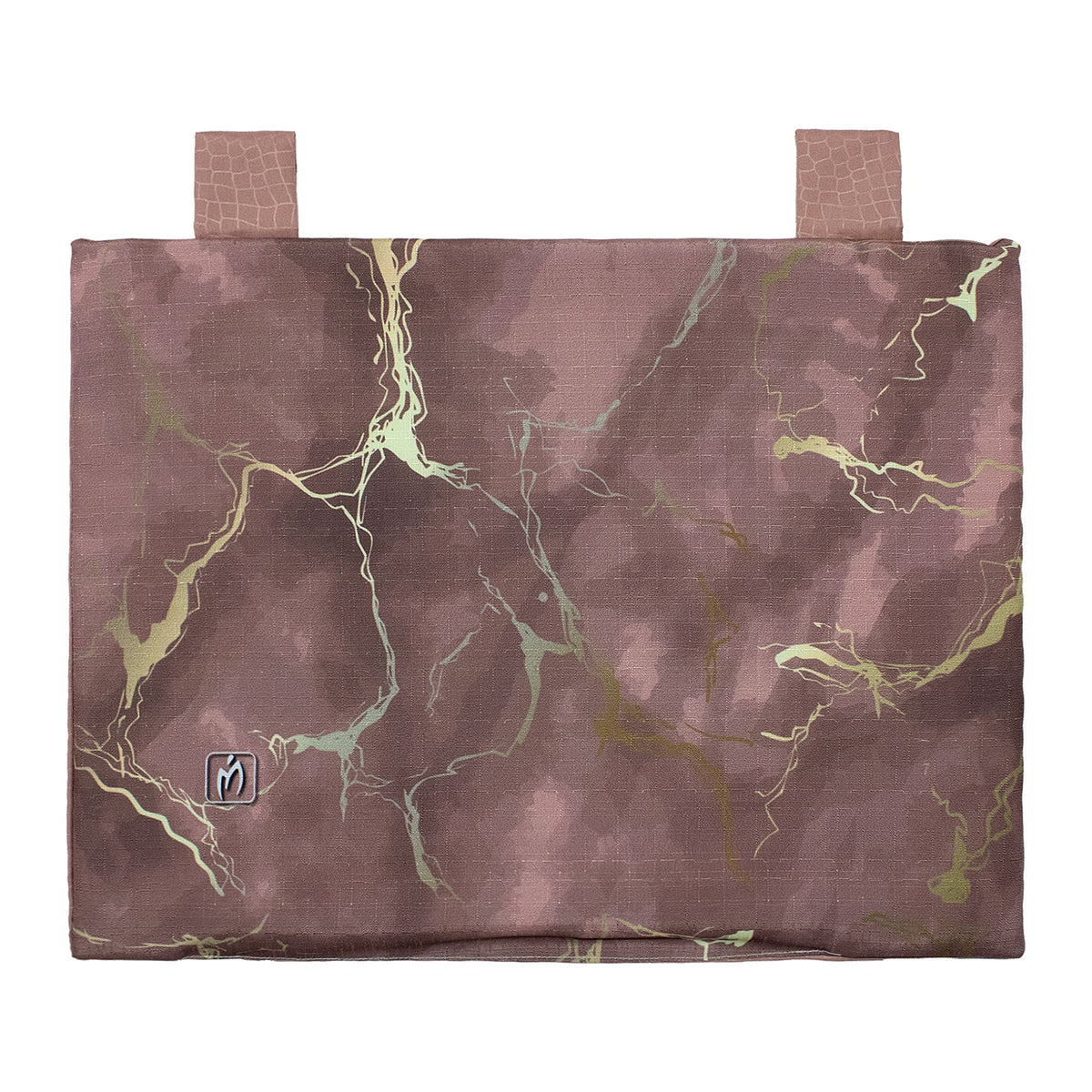 Padded kitchen oven cover, marble effect digital print, marbled 7043