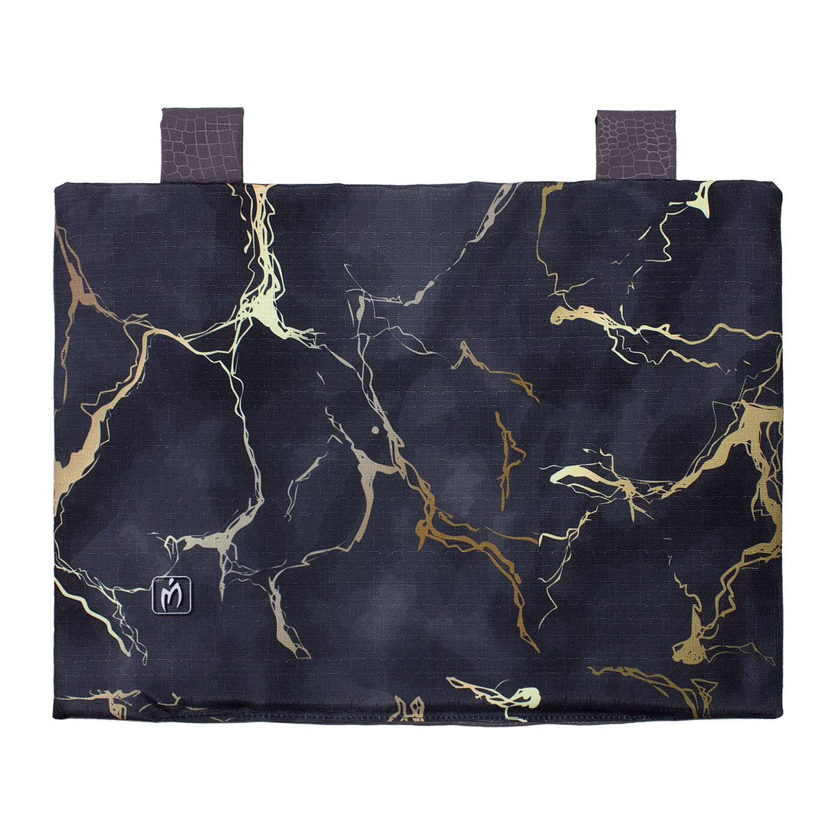 Padded kitchen oven cover, marble effect digital print, marbled 7043