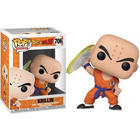 Funko Pop! Dragon Ball Z - (706) Krillin mit Destructo Disc Figur Vinyl 9cm DBZ